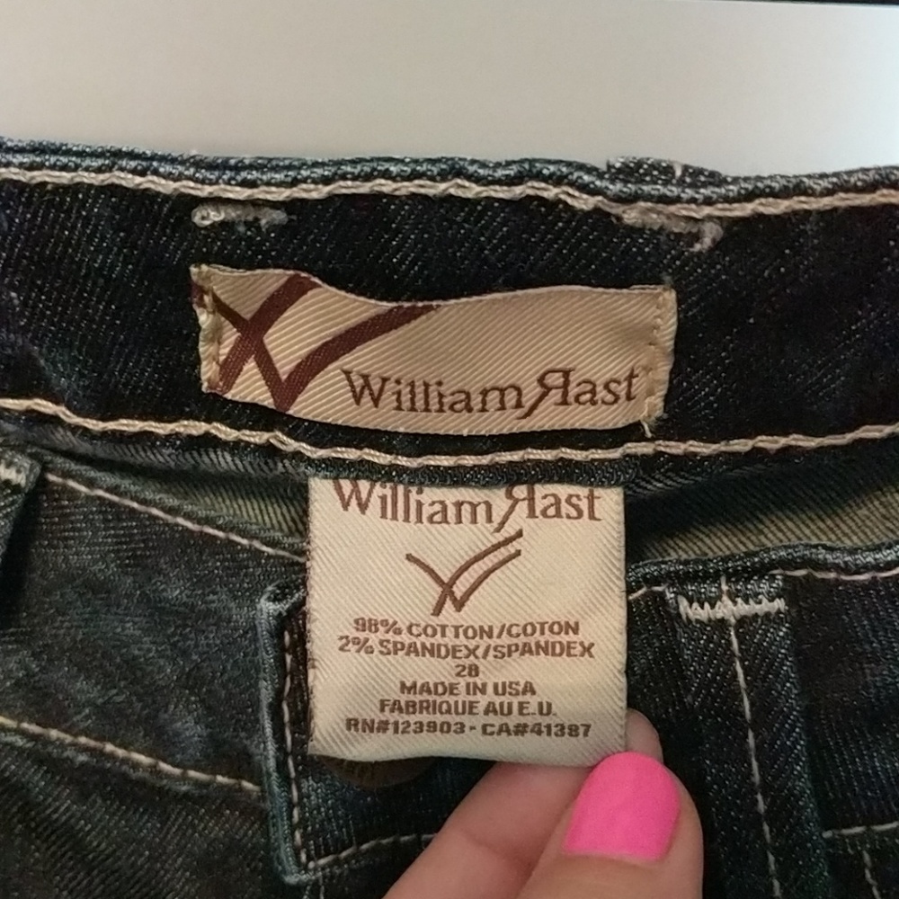 William Rast Belle Flare blue jeans